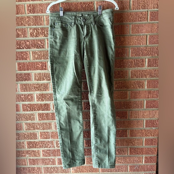 Prana “Kayla” Dark Olive Skinny Jean 2/26 - Picture 2 of 7